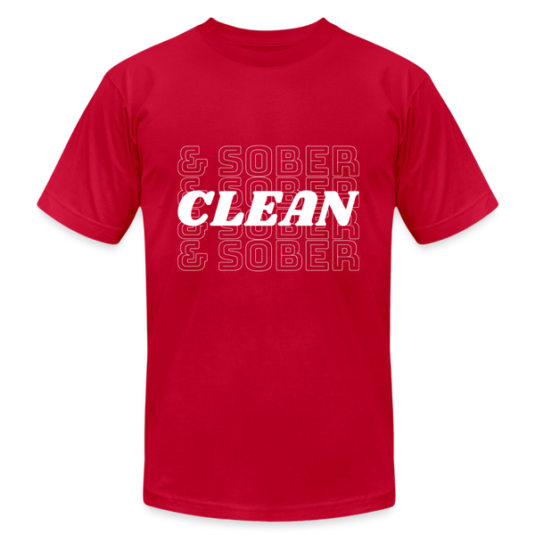 Clean & Sober TShirt - red
