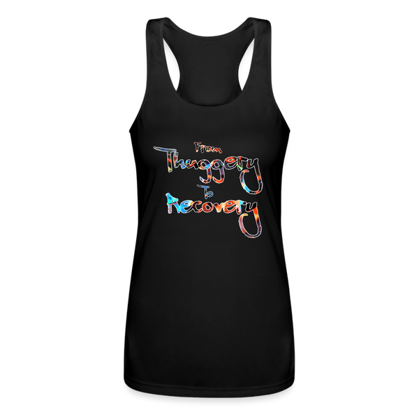 From Thuggery to Recovery Women’s Tank Top - black
