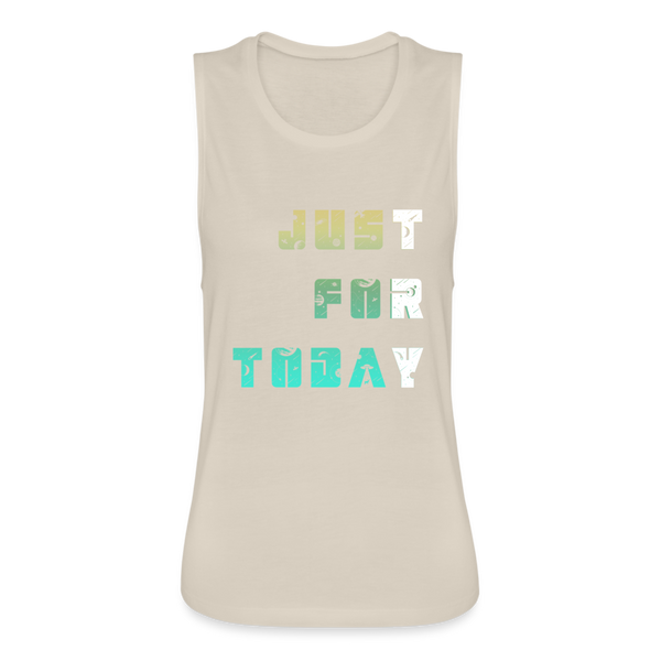 Just for Today (TRY) Women's Flowy Muscle Tank - dust