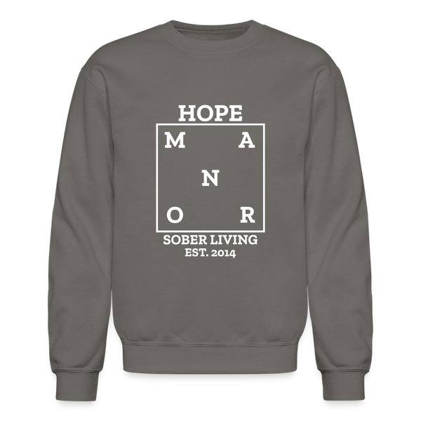 Hope Manor Class of 2018 Unisex Crewneck Sweatshirt - asphalt gray