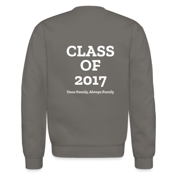 Hope Manor Class of 2017 Unisex Crewneck Sweatshirt - asphalt gray