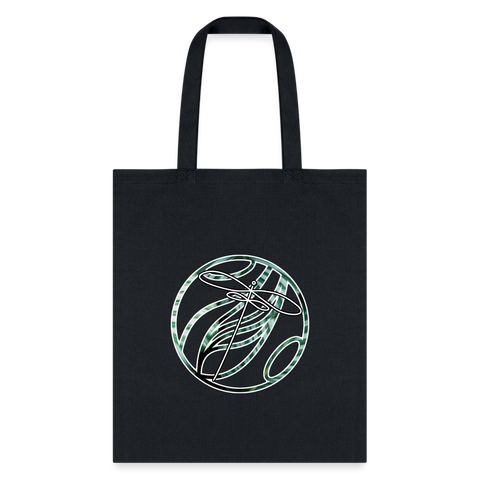 Infinity Dragonfly Tote Bag - black