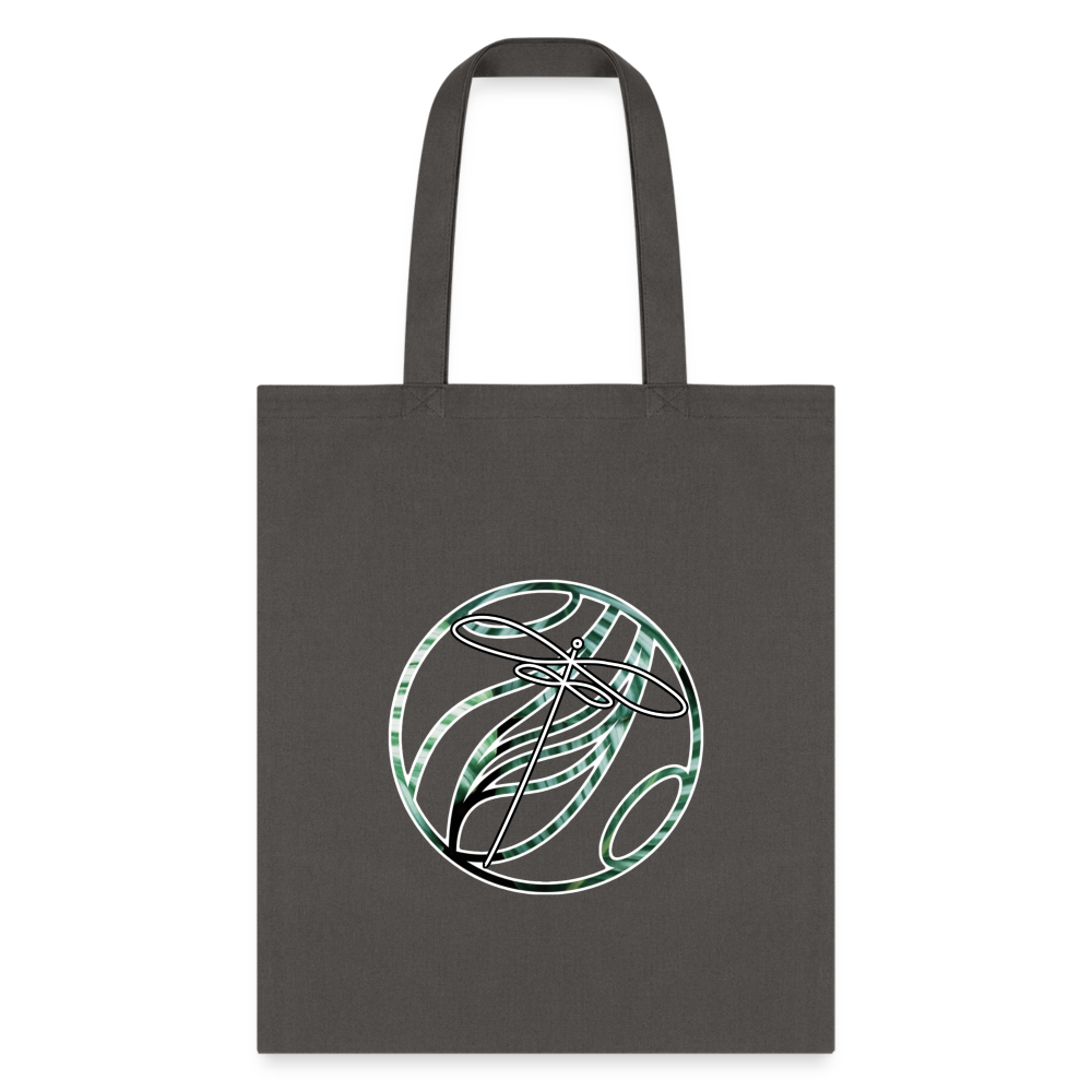 Infinity Dragonfly Tote Bag - charcoal