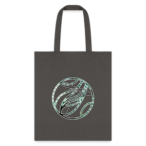 Infinity Dragonfly Tote Bag - charcoal