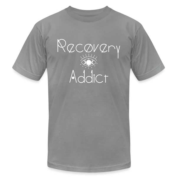 Recovery Addict Unisex TShirt - slate