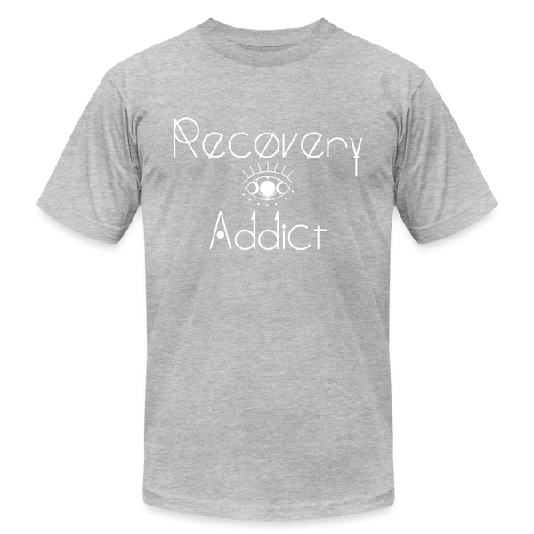Recovery Addict Unisex TShirt - heather gray
