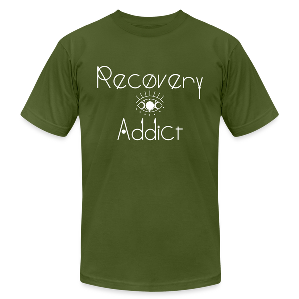 Recovery Addict Unisex TShirt - olive