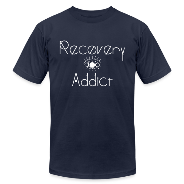 Recovery Addict Unisex TShirt - navy