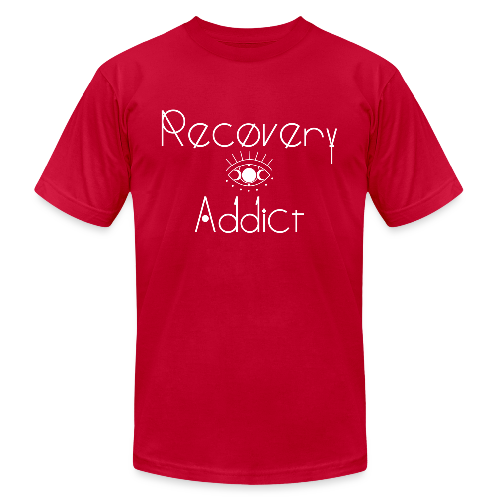 Recovery Addict Unisex TShirt - red
