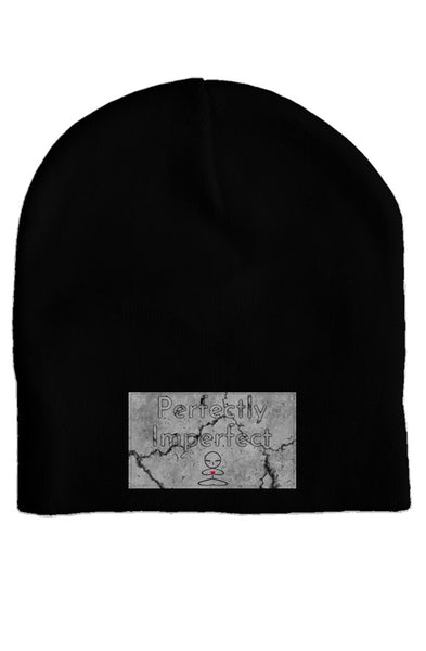 Perfectly Imperfect Cracked Stone Skull Cap Beanie