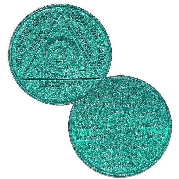 AA Aluminum Medallion 24 Hours, 1-11 Months