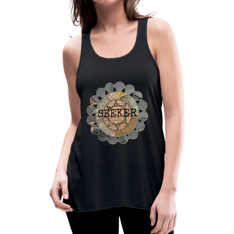 Seeker Women's Flowy Tank Top - black