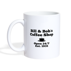 Bill & Bob's Coffee/Tea Mug - white