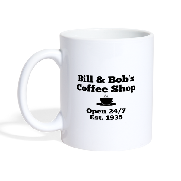 Bill & Bob's Coffee/Tea Mug - white
