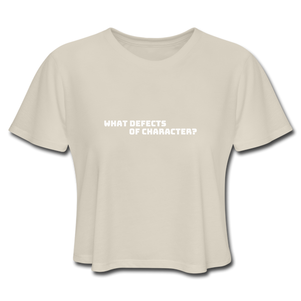 What Defects Of Character Cropped TShirt - dust