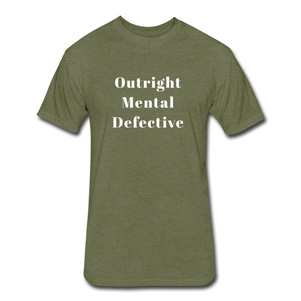 Outright Mental Defective TShirt - heather military green