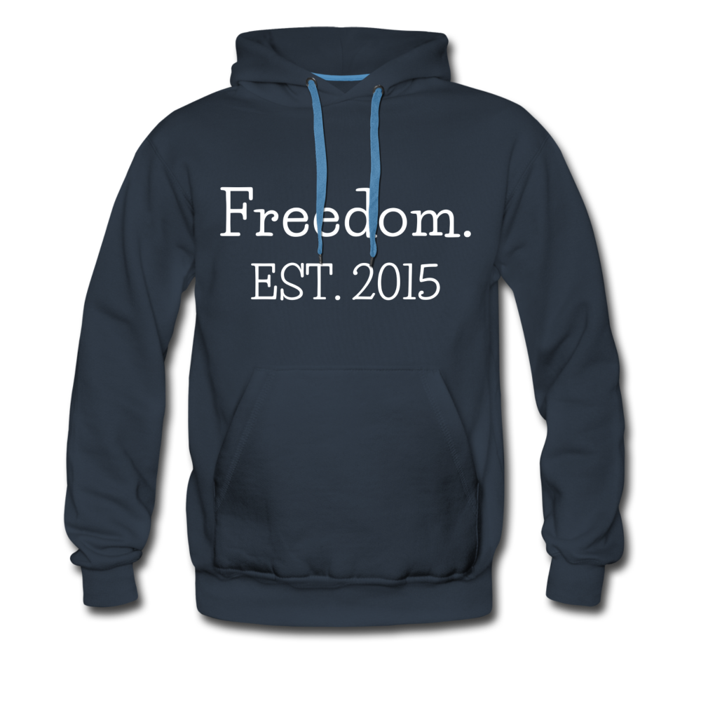 Freedom. EST. 2015 Premium Hoodie - navy