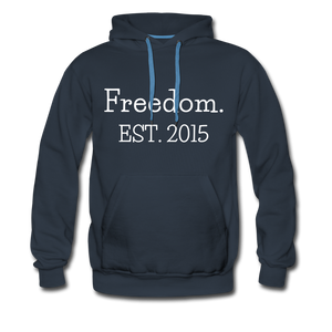 Freedom. EST. 2015 Premium Hoodie - navy