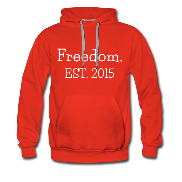 Freedom. EST. 2015 Premium Hoodie - red
