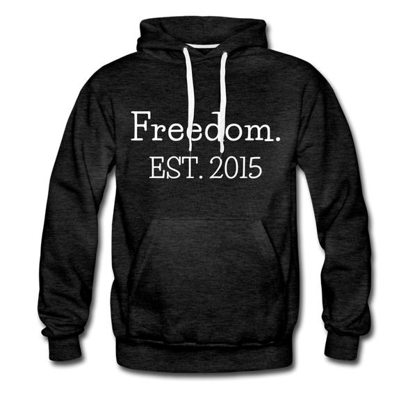 Freedom. EST. 2015 Premium Hoodie - charcoal gray