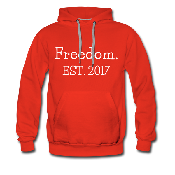 Freedom. EST. 2017 Premium Hoodie - red