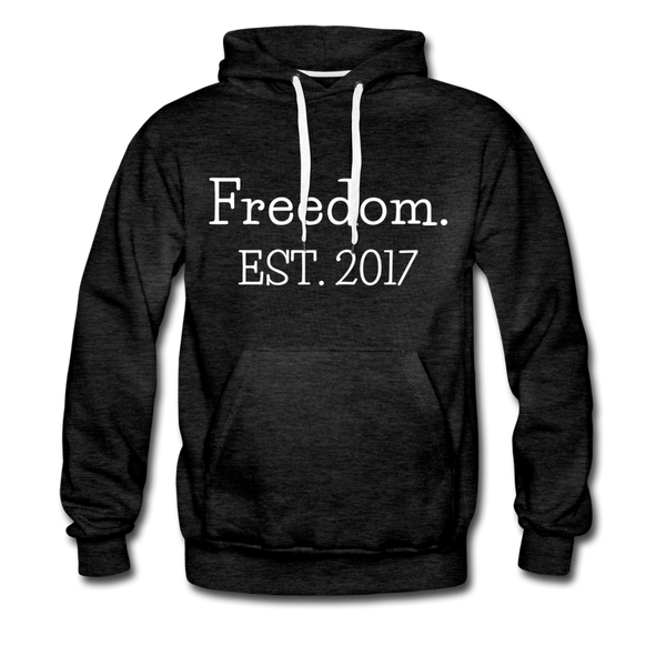 Freedom. EST. 2017 Premium Hoodie - charcoal gray