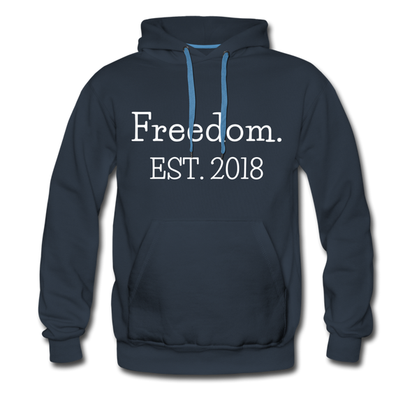 Freedom. EST. 2018 Premium Hoodie - navy