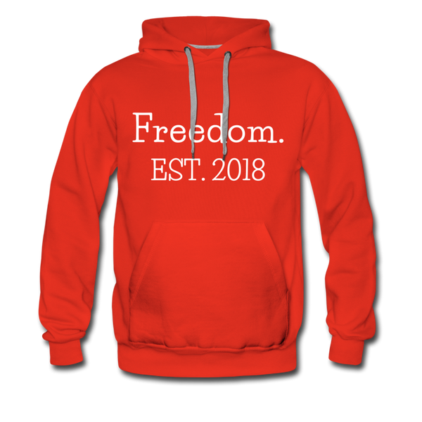 Freedom. EST. 2018 Premium Hoodie - red