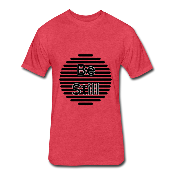 Be Still Circle TShirt - heather red