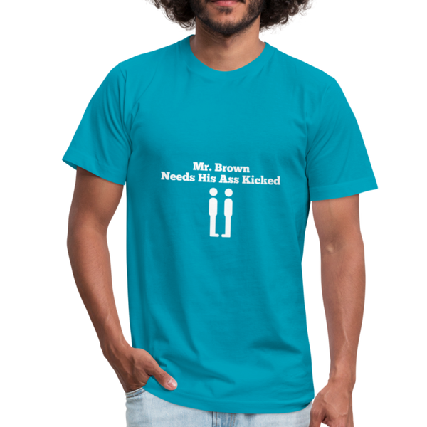 Mr. Brown TShirt - turquoise
