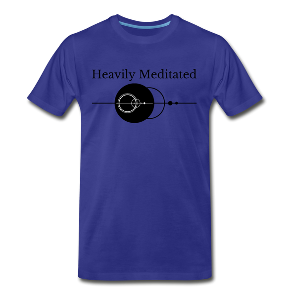 Heavily Meditated Men's Premium TShirt - royal blue