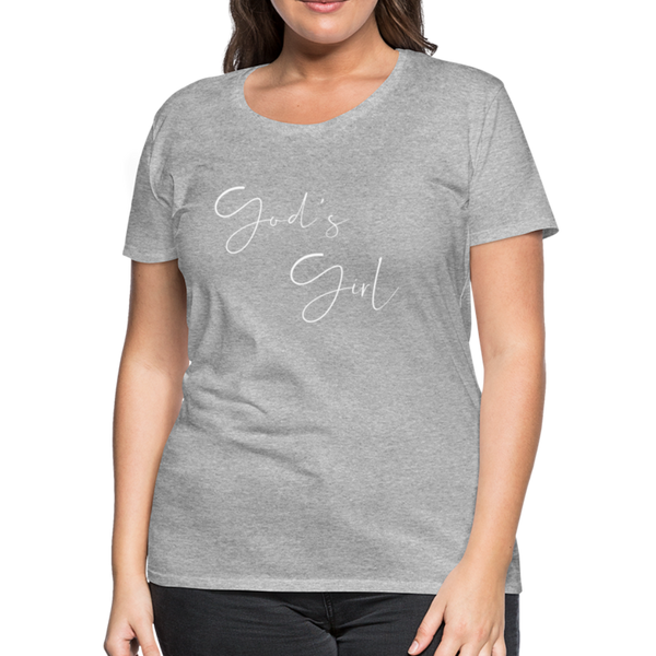 God's Girl Women's Tee - heather gray