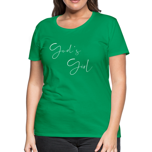 God's Girl Women's Tee - kelly green