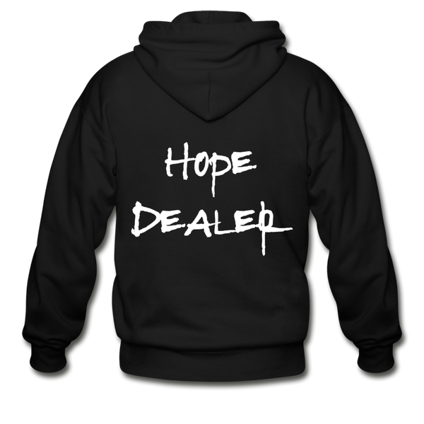 Hope Dealer Heavy Blend Zip Hoodie - black