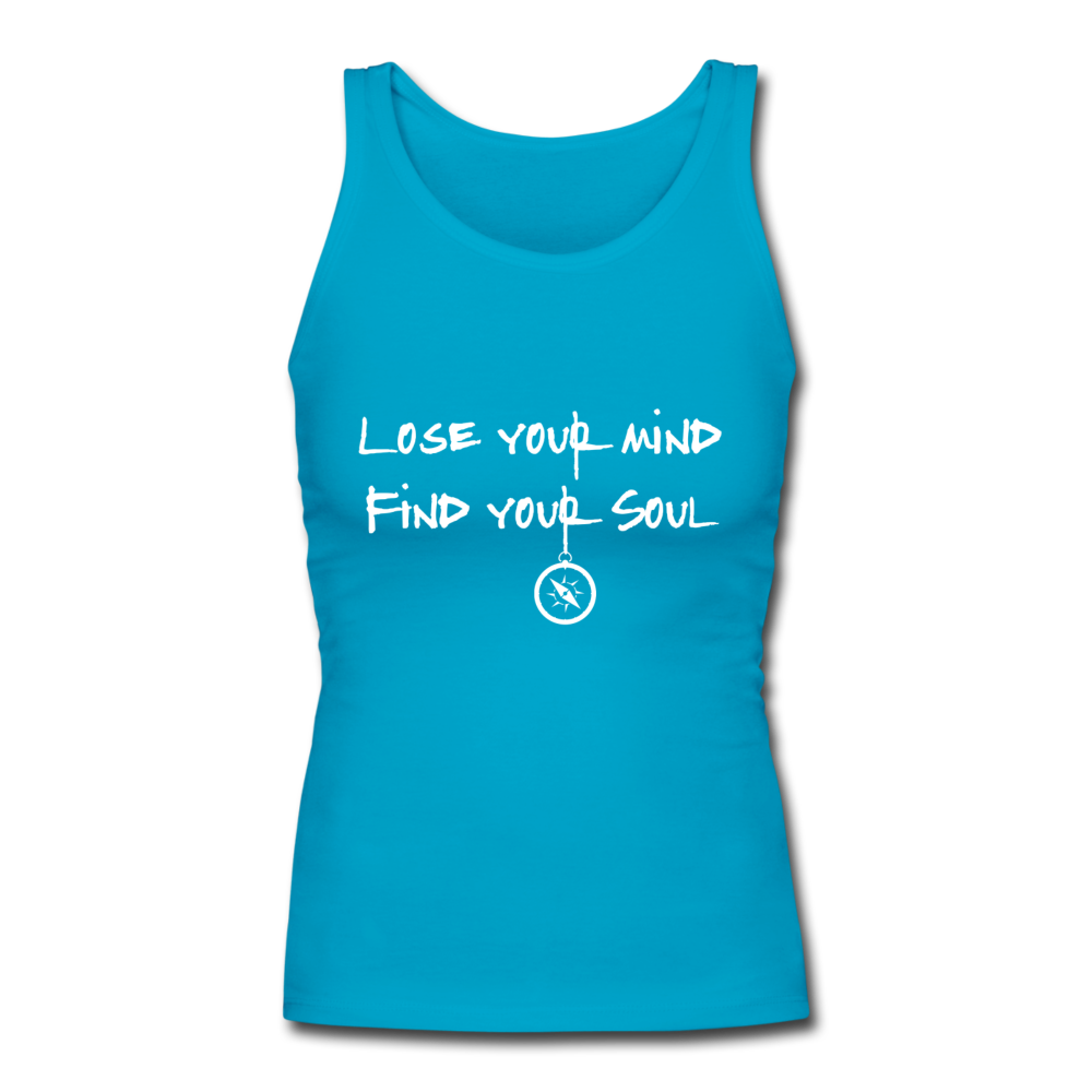 Find Your Soul Fitted Tank - turquoise