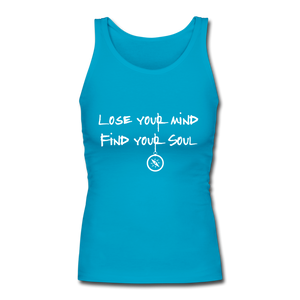 Find Your Soul Fitted Tank - turquoise