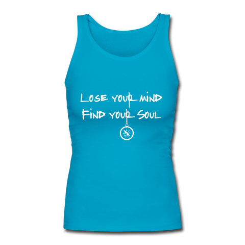 Find Your Soul Fitted Tank - turquoise