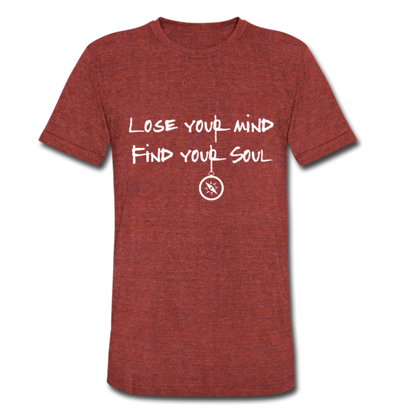 Find Your Soul Unisex TShirt - heather cranberry