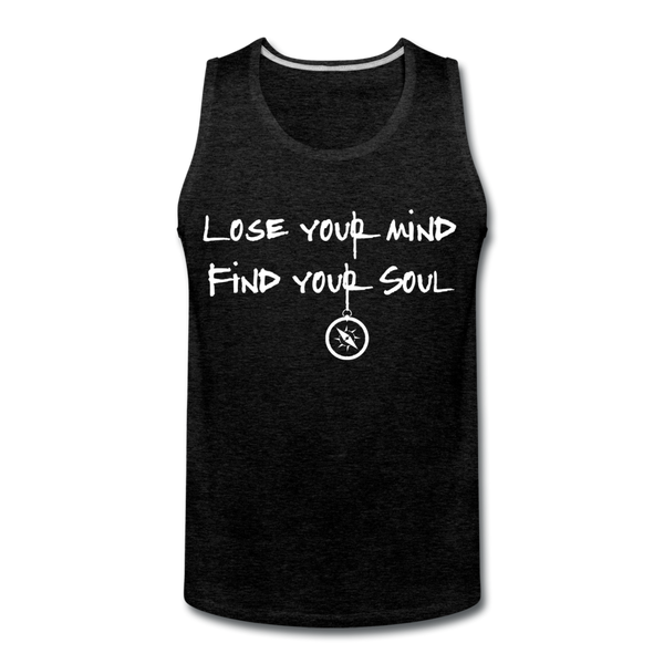 Find Your Soul Men’s Tank - charcoal gray