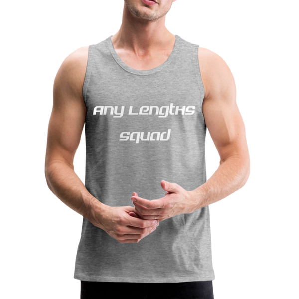 Any Lengths Squad Men’s Tank - heather gray
