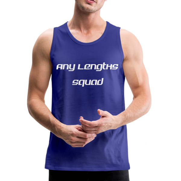 Any Lengths Squad Men’s Tank - royal blue