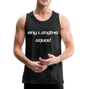 Any Lengths Squad Men’s Tank - charcoal gray