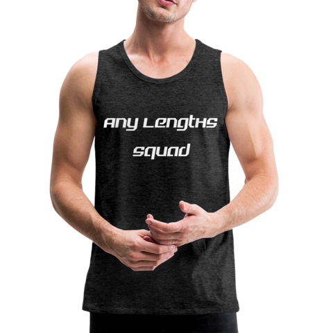 Any Lengths Squad Men’s Tank - charcoal gray