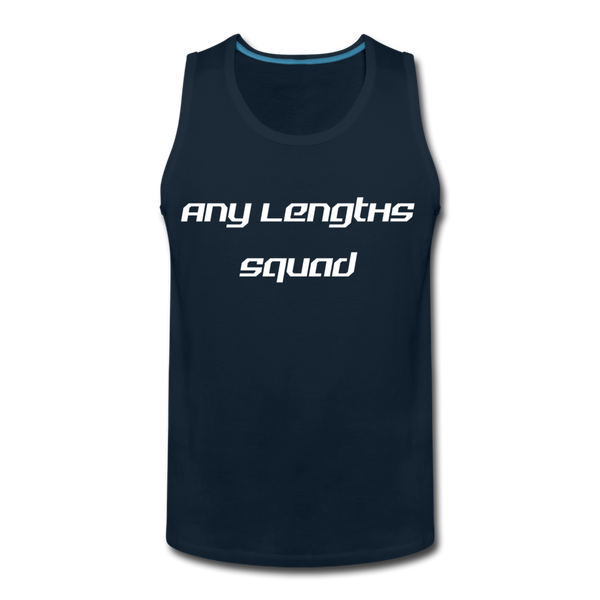Any Lengths Squad Men’s Tank - deep navy