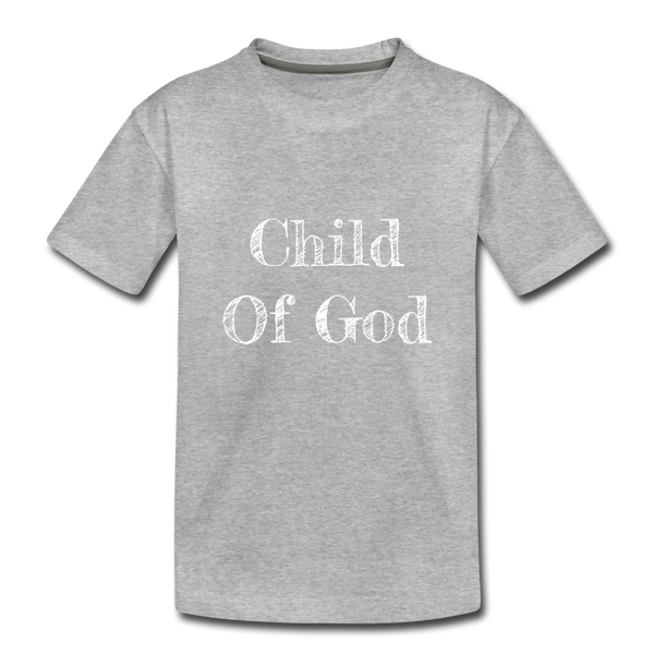 Child of God Kid's Tshirt - heather gray