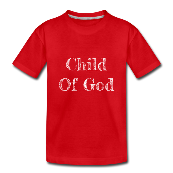Child of God Kid's Tshirt - red