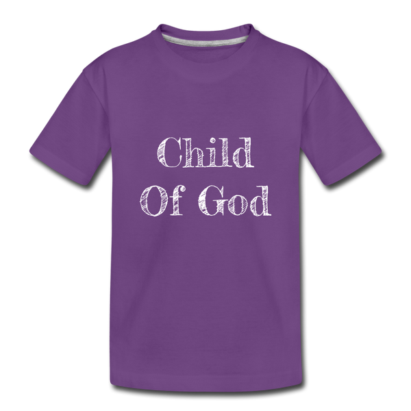Child of God Kid's Tshirt - purple
