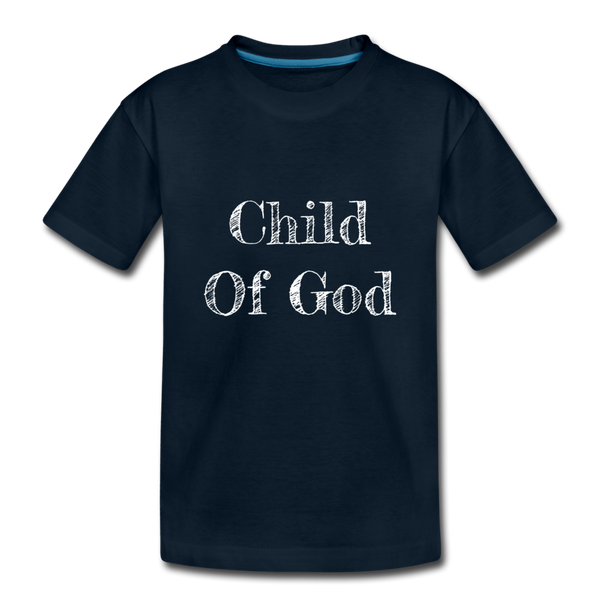 Child of God Kid's Tshirt - deep navy