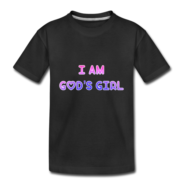 God's Girl Kid's TShirt - black