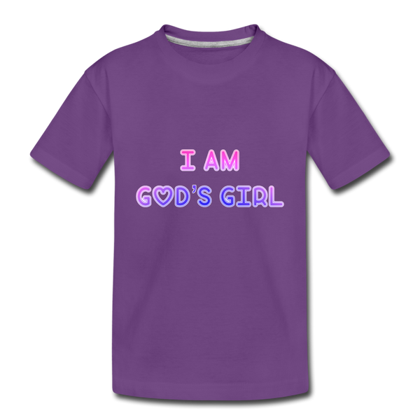 God's Girl Kid's TShirt - purple